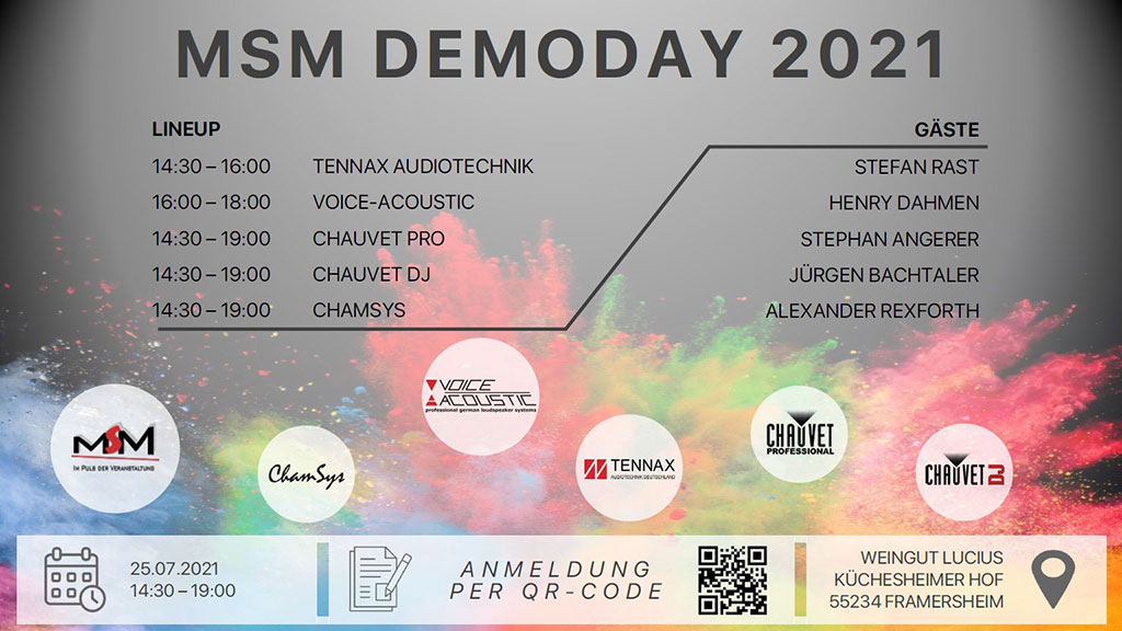 MSM Veranstaltungstechnik DemoDay 2021