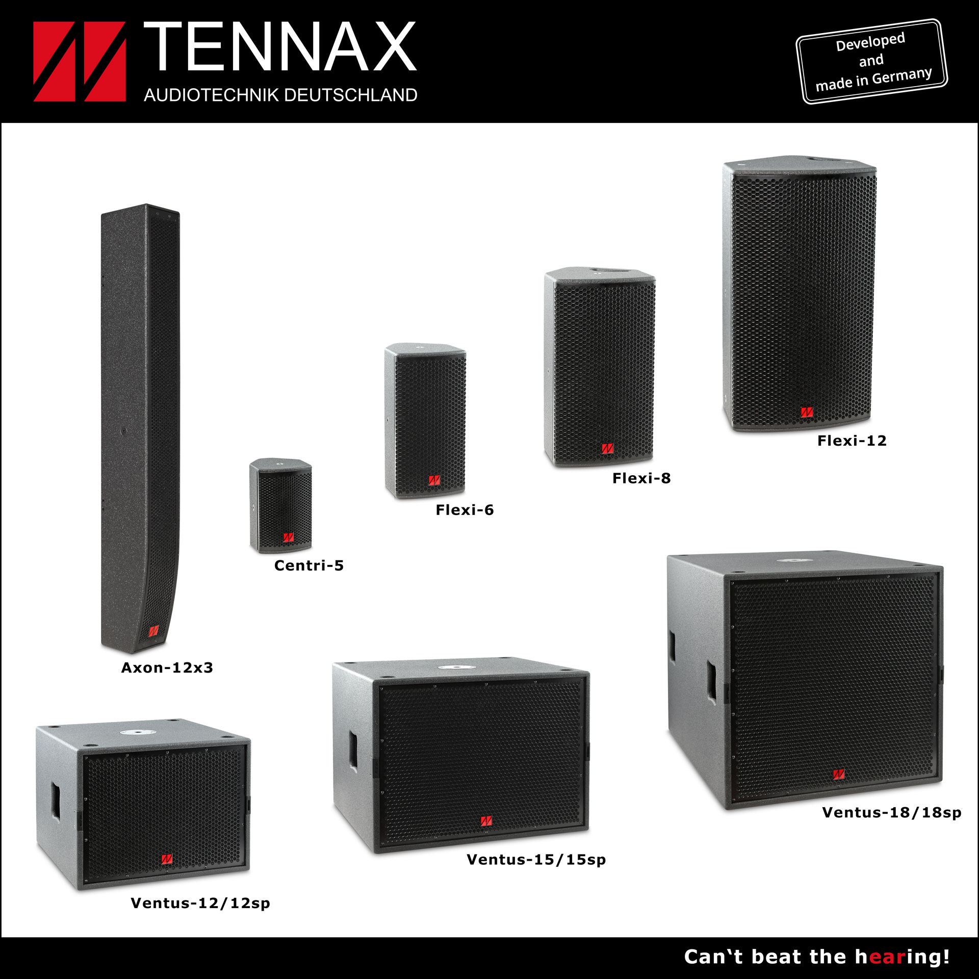 TENNAX Audiotechnik Deutschland production start